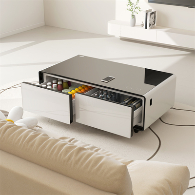 Multifunctional Refrigerator with Refrigerated Drawer Cabinet Coffee Table Fridge