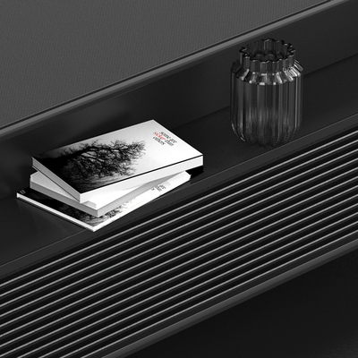Modern Tempered Glass Coffee Table With Fridge Drawers For Living Room Home Furniture