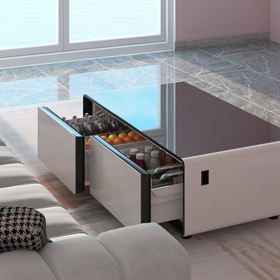Home Table Furniture with 135L Fridge Capacity and USB Ports Primst Smart Fridge Table