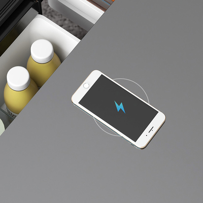 Wireless Charger USB Charger Smart Table Fridge Main Material Steel Tempered Glass Plastic