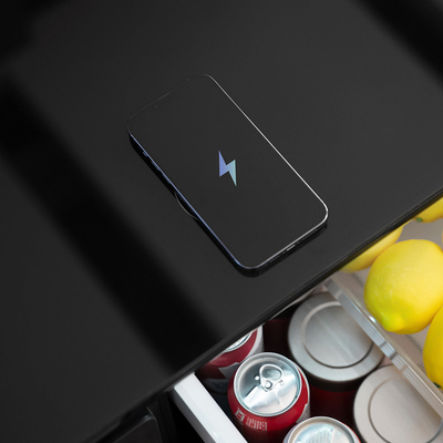 Modern Design Led Drawer Light Smart Coffee Table with Music Player and Wireless Charging