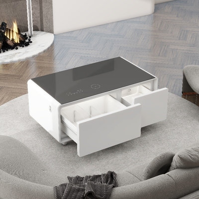 Installation Built-in Wireless Charging for Office and Home Multifunctional Coffee Table