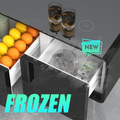 Household 2024 Primst Frozen Fridge with Mini Smart Coffee Table and Built-In Refrigerator
